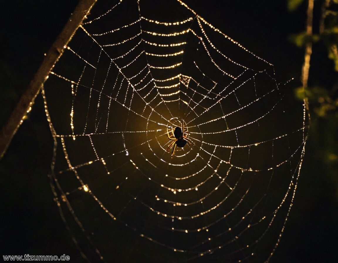 Spinnennetz als Symbol für Verstrickungen   - Traumdeutung Islam Spinne » Botschaften im Traum