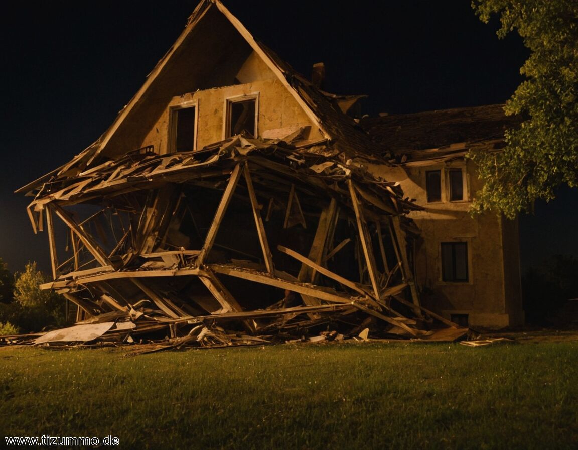 Hinweis auf Verlust von Sicherheit oder Geborgenheit - Traumdeutung Haus stürzt ein » Bedeutung für dein Leben