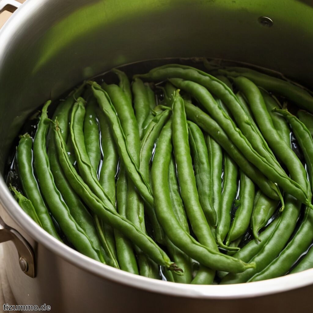 Wie lange ist die Kochzeit für grüne Bohnen?