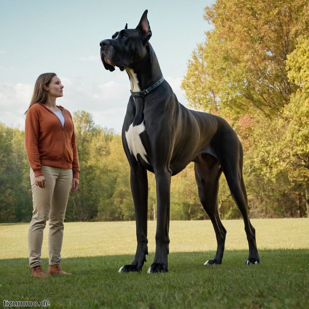 Wie groß ist der weltweit größte Hund?