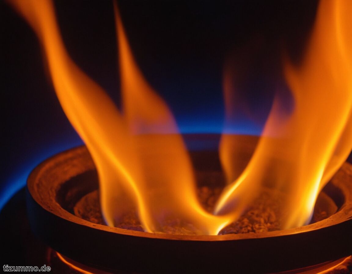 Gasflammen: Höhere Temperaturen durch mehr Energie - Temperaturen, die bei Feuer entstehen