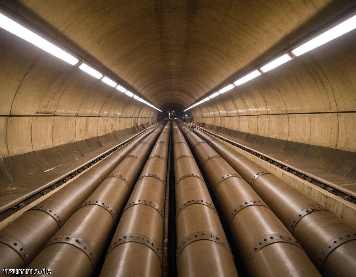 Drei Tunnelröhren: Zwei für Züge, einer für Service - Wie lang ist der Tunnel unter dem Ärmelkanal?
