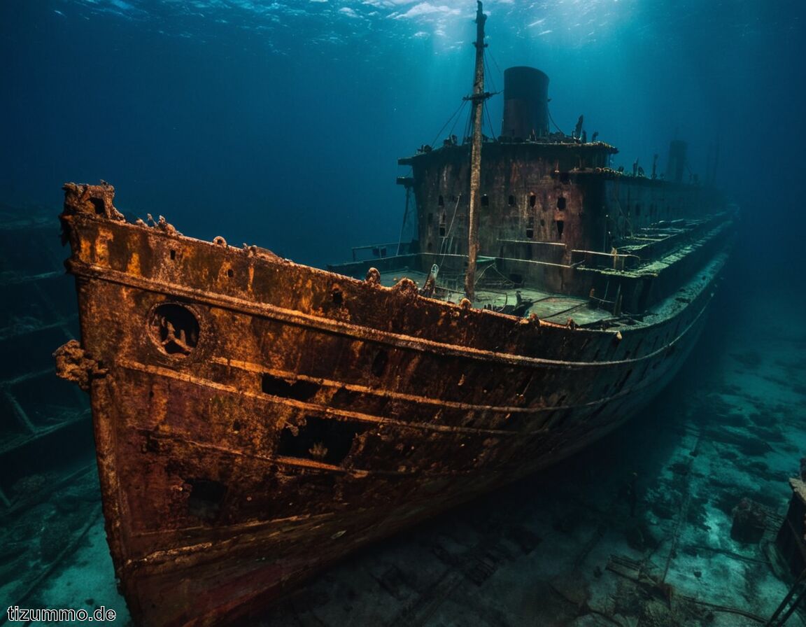 Stark beschädigter Zustand des Wracks - Warum wird die Titanic nicht geborgen?