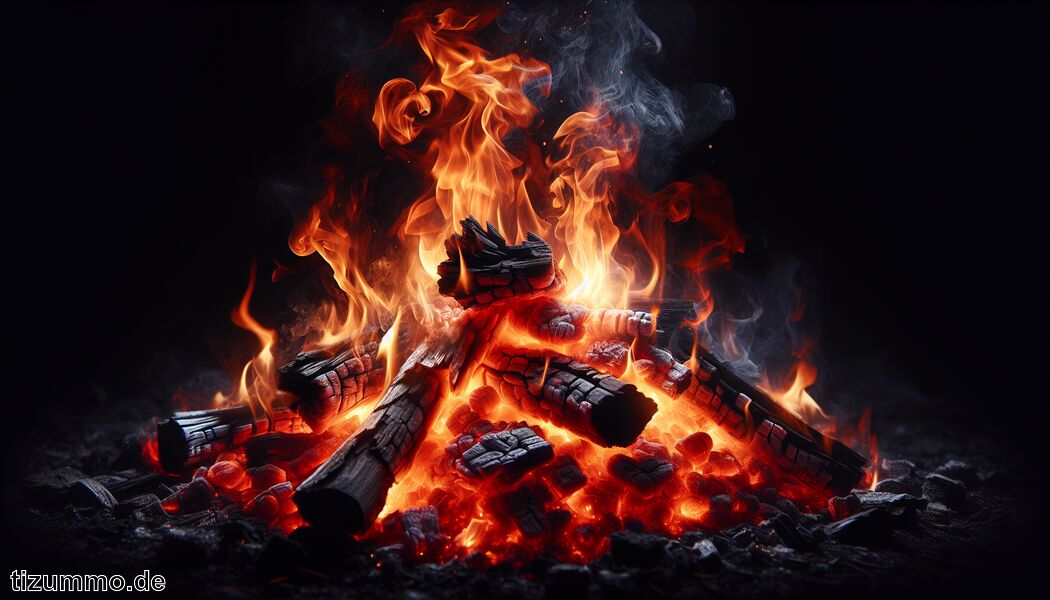 Temperaturen, die bei Feuer entstehen